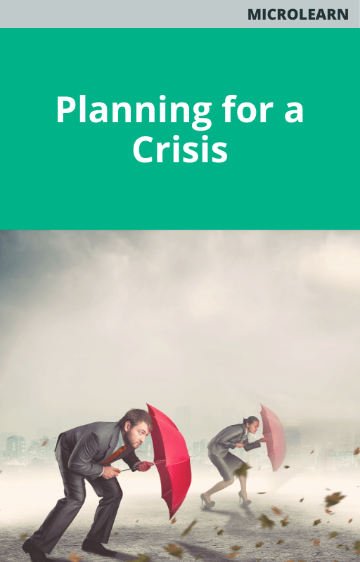 Planning for a Crisis