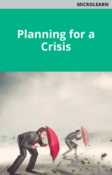 Microlearn Planning for a Crisis