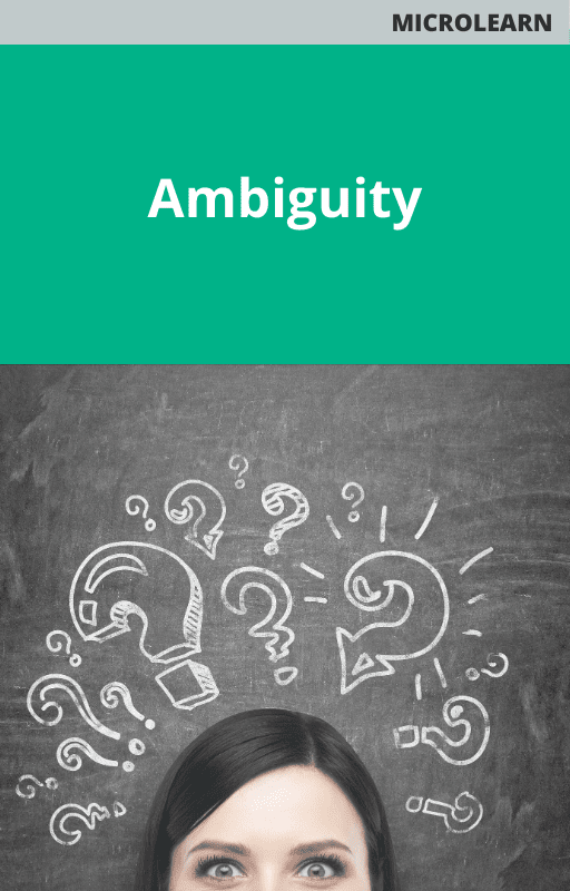 Ambiguity