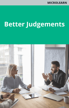 Microlearn Better Judgements Course