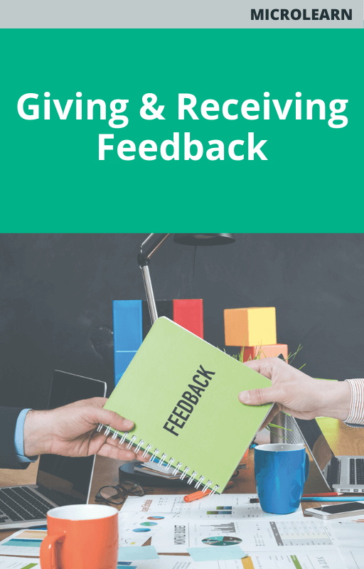 Microlearn Giving and Receiving Feedback Course