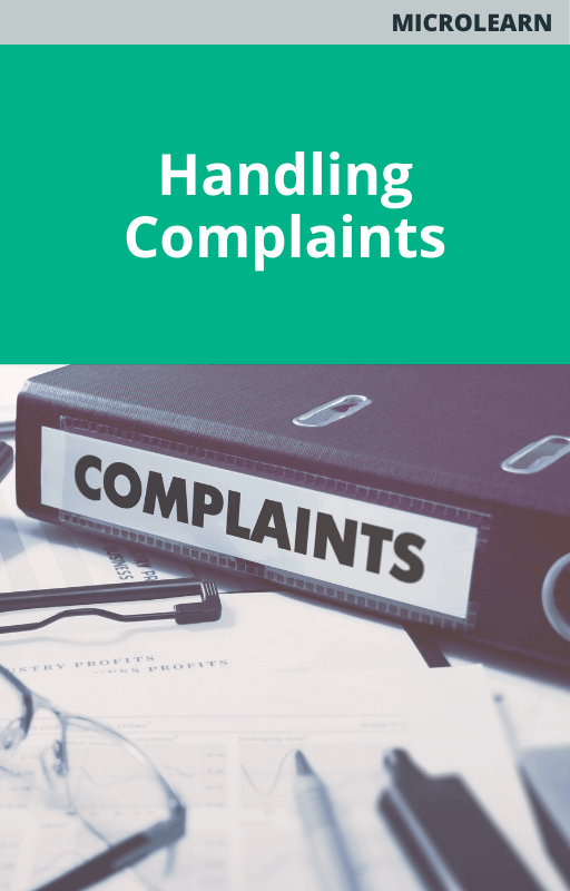 Microlearn Handling Complaints Course