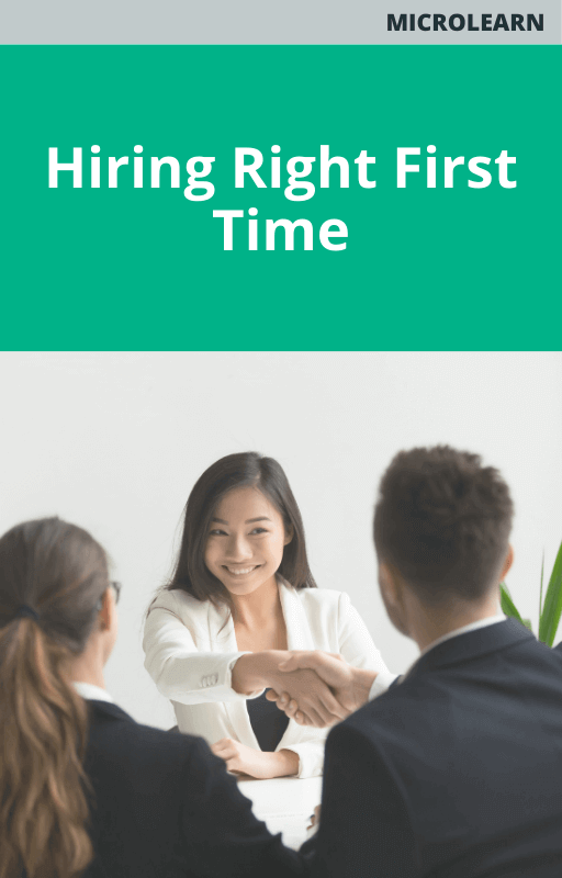Hiring Right First Time