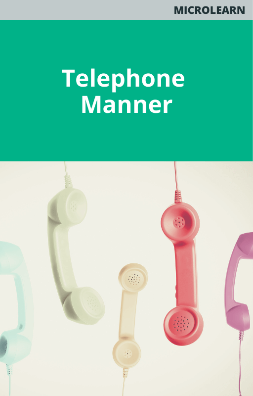Microlearn Telephone Manner Course