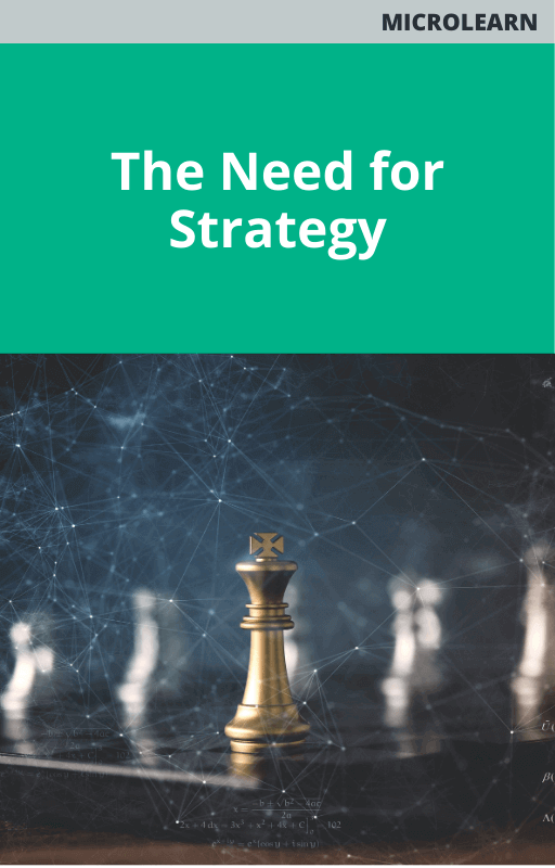 Microlearn The Need for Strategy Course