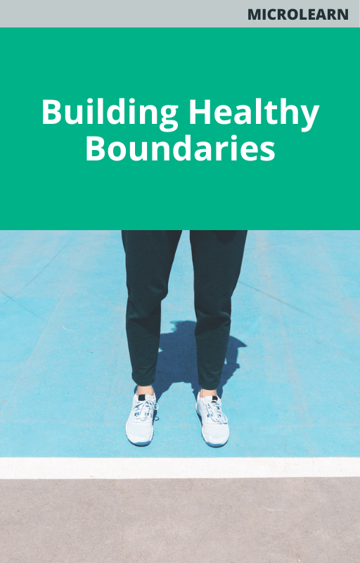 Building Healthy Boundaries